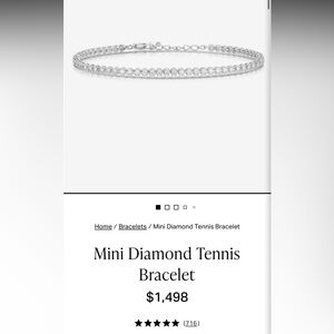 Mini Diamond Tennis Bracelet